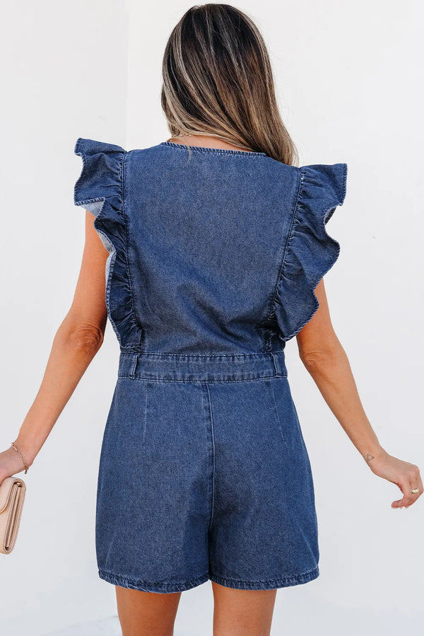 Denim Romper